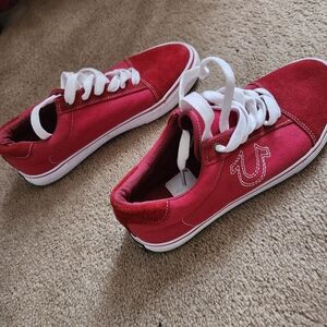 True Religion Women's Bold Red Sneakers